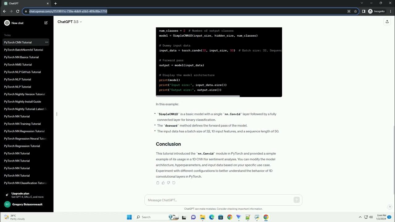 pytorch nn conv1d YouTube