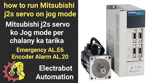 how to run Mitsubishi j2s servo on jog mode!! J2s 1kw servo ko jog mode per chalany ka tarika