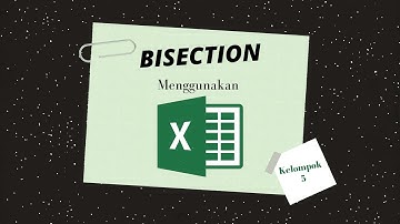 (85) 7.3.1 | f(x) = cos x - 3x, metode bisection melalui Ms Excel, akar persamaan non linear
