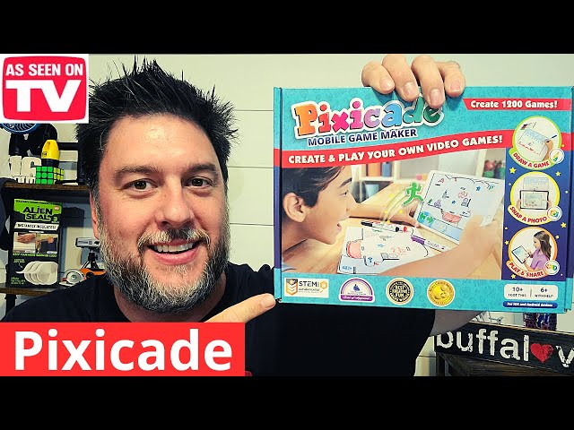  Pixicade Video Game Maker, STEM Kit to Create & Play Your Own  Video Games, Educational Toy for Girls and Boys Ages 6+, Creative &  Learning Fun