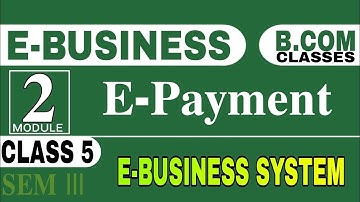 E- business| E-Payment|Kerala University B.Com Class Malayalam