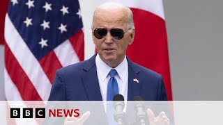 US President Joe Biden vows 'ironclad' support for Israel amid Iran attack fears | BBC News