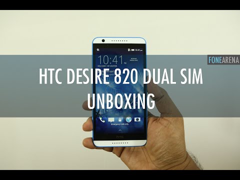 HTC Desire 820 Dual SIM Unboxing