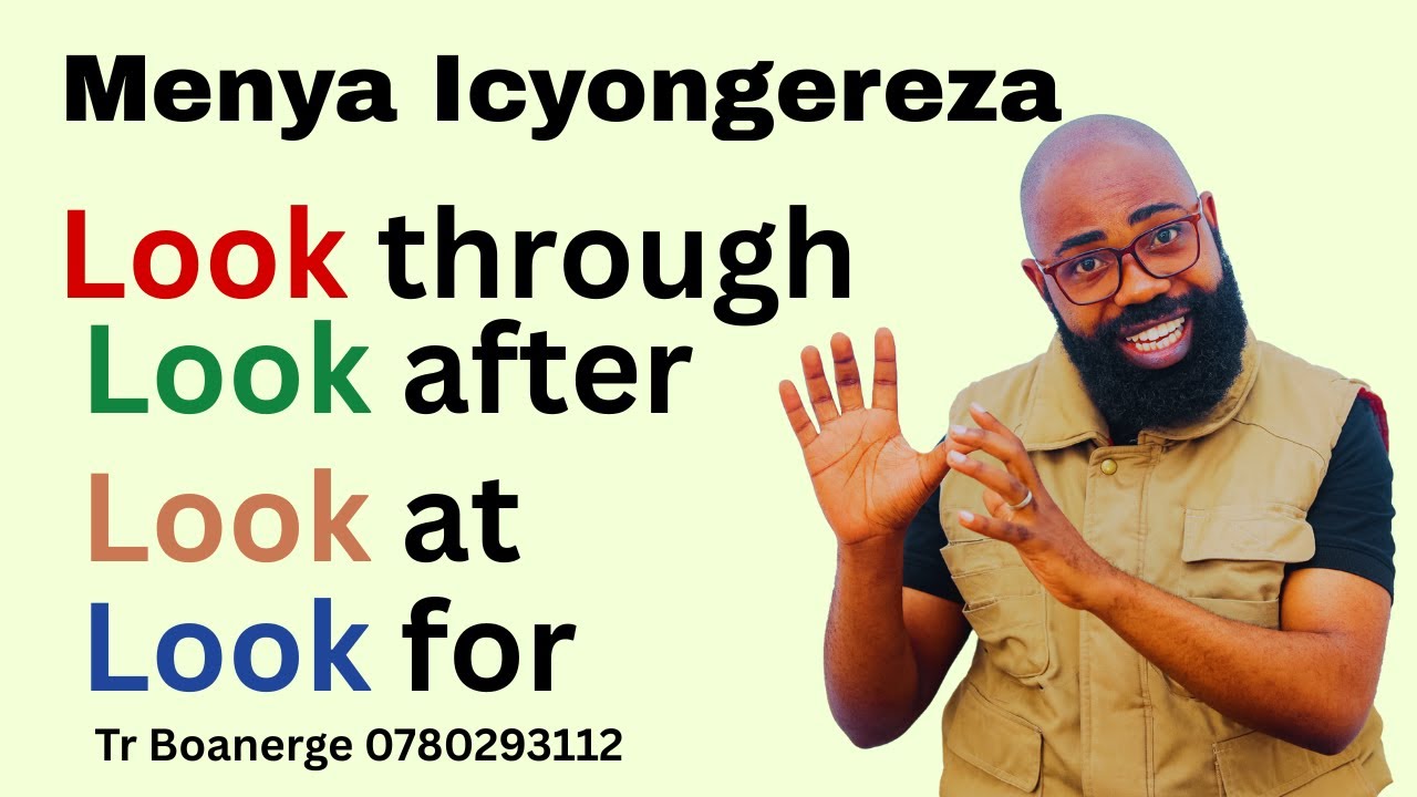 L528: Vuga Icyongereza cyiza, INSHINGA Z'CYONGEREZA zikunda gukoreshwa