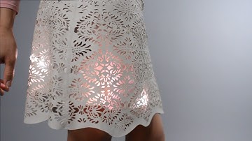 Sparkle Skirt with Flora Motion Sensor #Adafruit