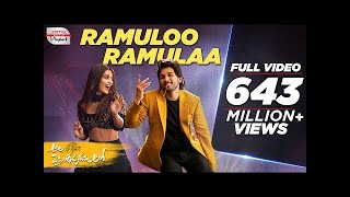 AlaVaikunthapurramuloo - Ramuloo Ramulaa Telugu Video Song __ Allu Arjun __ Trivikram _ Thaman S