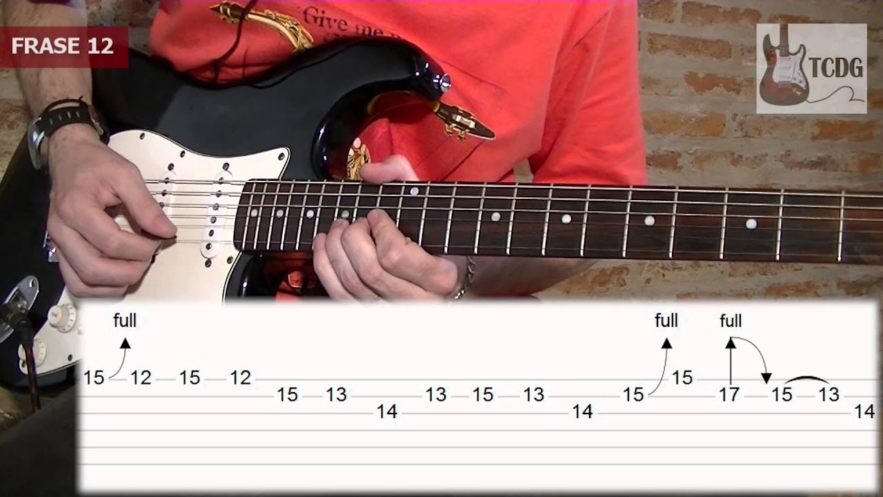 Como Tocar el Solo de Stairway to Heaven en Guitarra Eléctrica (Led  Zeppelin) Parte 2 /Tutorial TCDG - YouTube