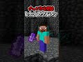 〇〇した人のツルハシ【マインクラフト】#マイクラ #shorts