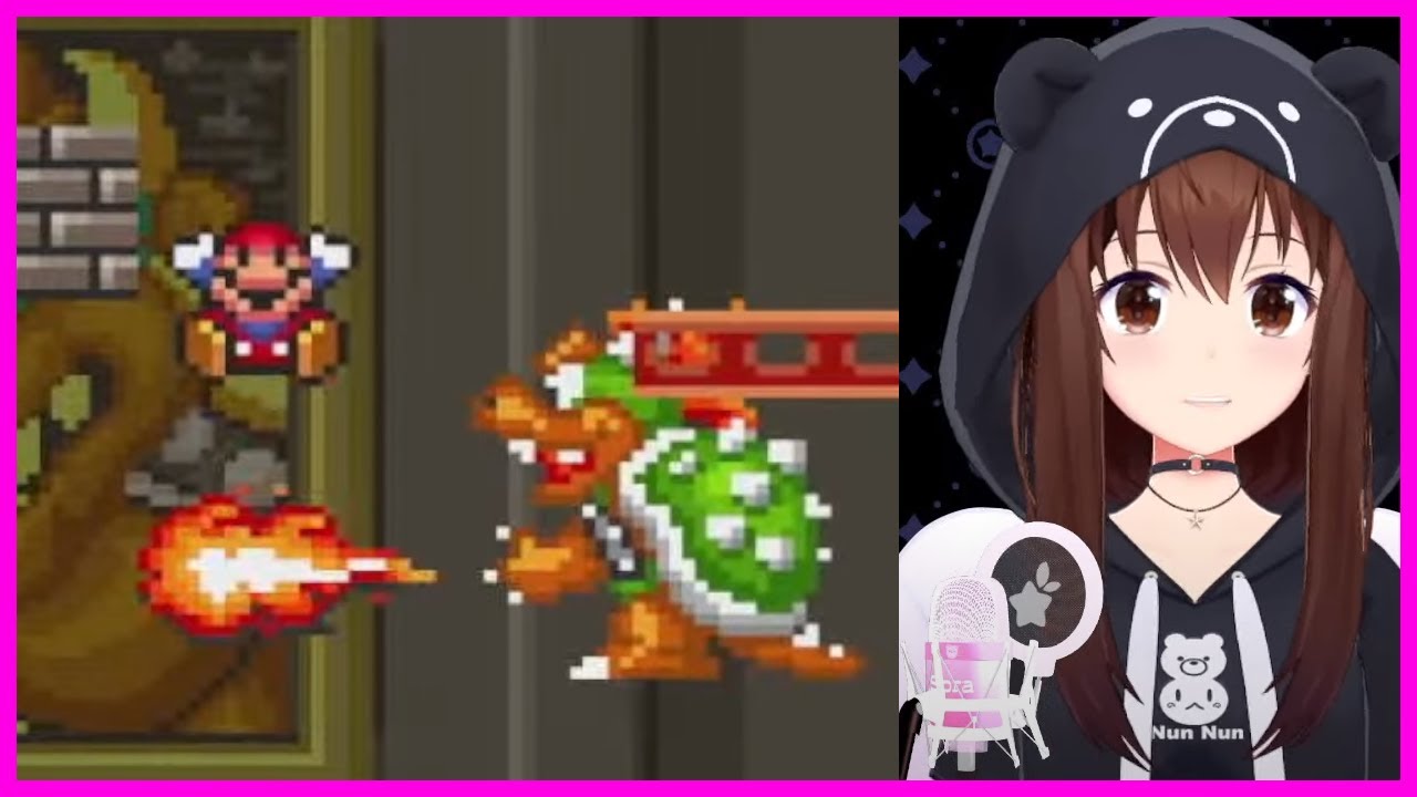 Sora sees Bowser for the first time in Super Mario Bros