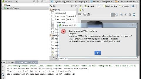 Android studio- HAX Kernel/hyper-v  Is Not Installed! - Solved