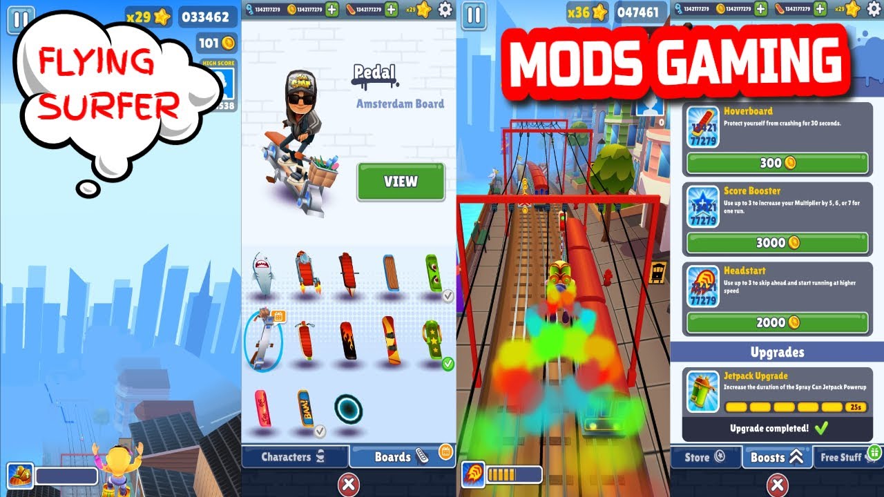 Subway Surfers Fly in the Sky Subway Surfers MEGA MOD