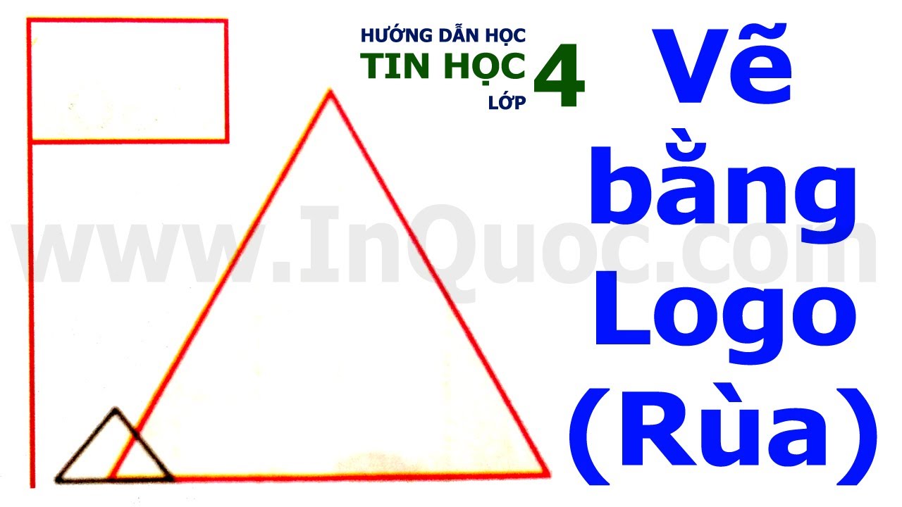 Hướng dẫn ghi chép loại mệnh lệnh bên trên ứng dụng Logo nhằm vẽ hình cây cờ và ...