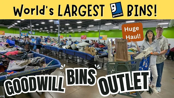 GOODWILL OUTLET BINS: Thrifting World's Largest Outlet Bins - Thrift with Me