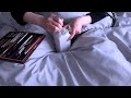 ASMR Realistic Ear Cleaning to Fall Asleep in Bed 😪 whispering, ear blowing, SR3D / 耳かき