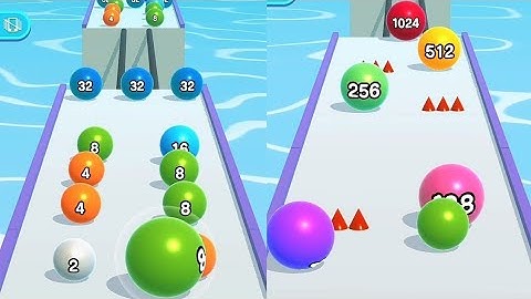 Ball Run 2048 🎱😷 - All Levels Gameplays  Android, iOS part 81