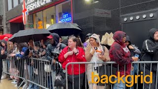 K Pop group Stray Kids cause a fan frenzy in New York, NY