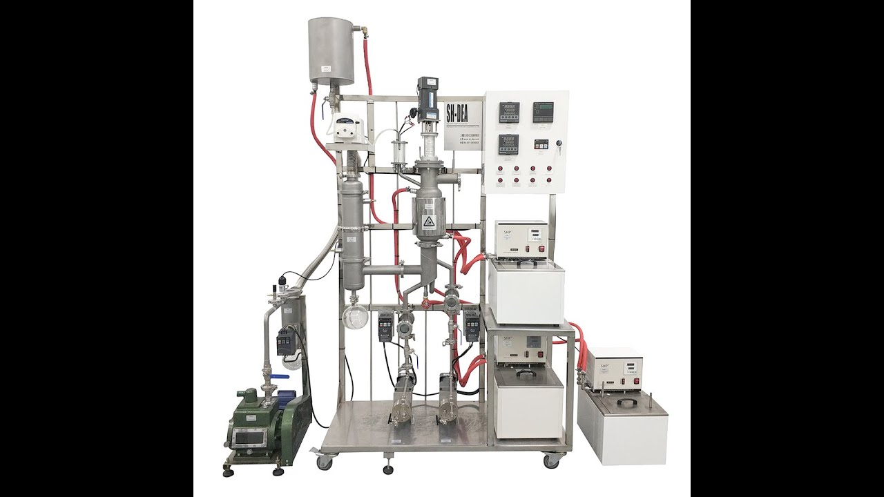 Short path distiller (Molecular distillation) Simple operation process