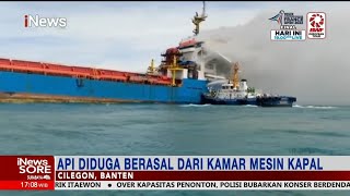 Kapal Muatan Pupuk Terbakar di Cilegon, Api Diduga dari Kamar Mesin #iNewsSore 30/10