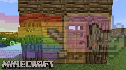 Minecraft Creative | Nyan Cat - Theme | Noteblock Doorbell ♫