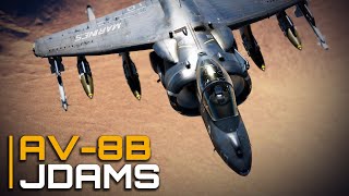 DCS AV8B Tutorial | JDAM Strike on Preplanned Targets