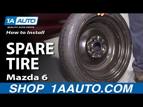 How to Remove and Install a Spare Tire 2002-07 Mazda 6