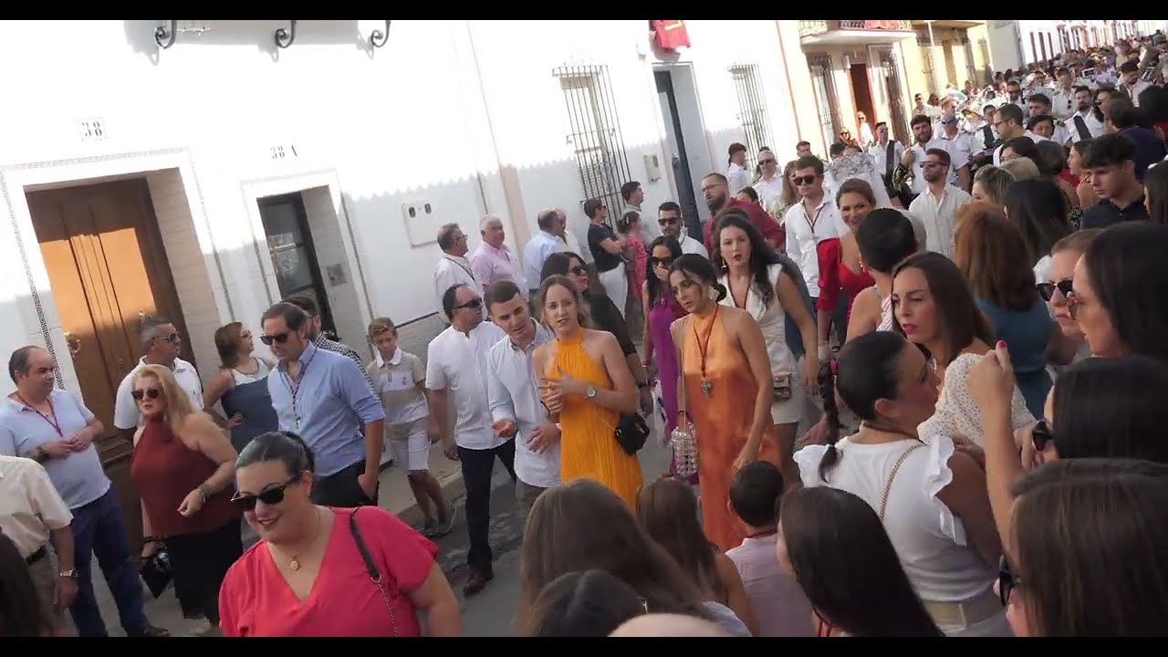 LLEGADA DE BANDAS-CRUZ DE ABAJO-PATERNA DEl CAMPO-11 SEP 2022