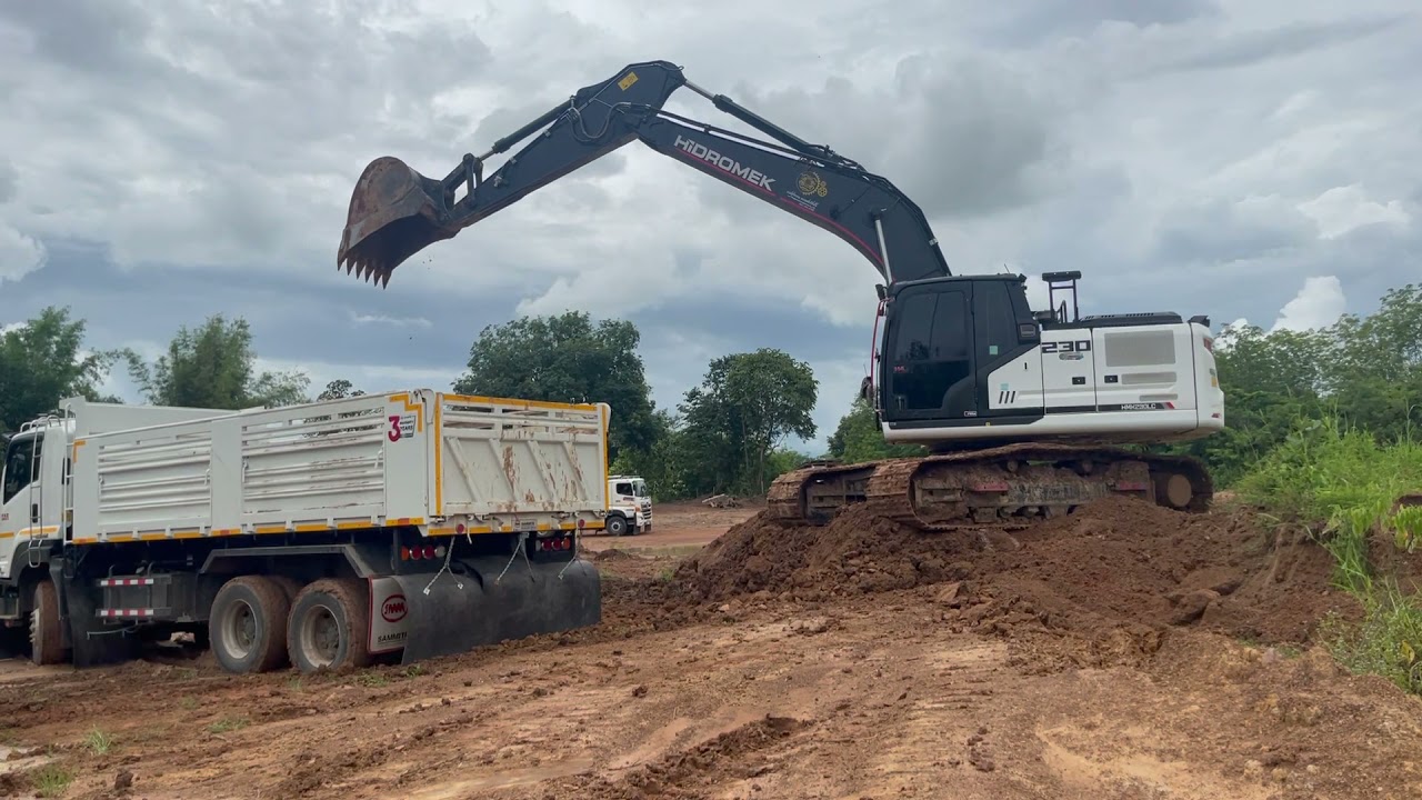 HIDROMEK HMK230 LC หนุ่มตุรกีใส่ฟันปีศาจ ถล่มบ่อลูกรัง EP.1