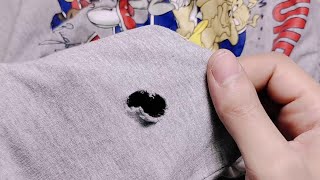 How to fix a hole in your clothes in a simple way without leaving any traces