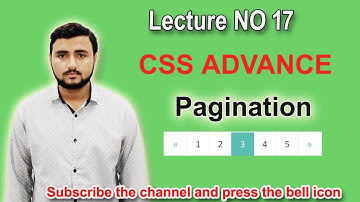 How to create pagination using Html and css in urdu | Hindi?
