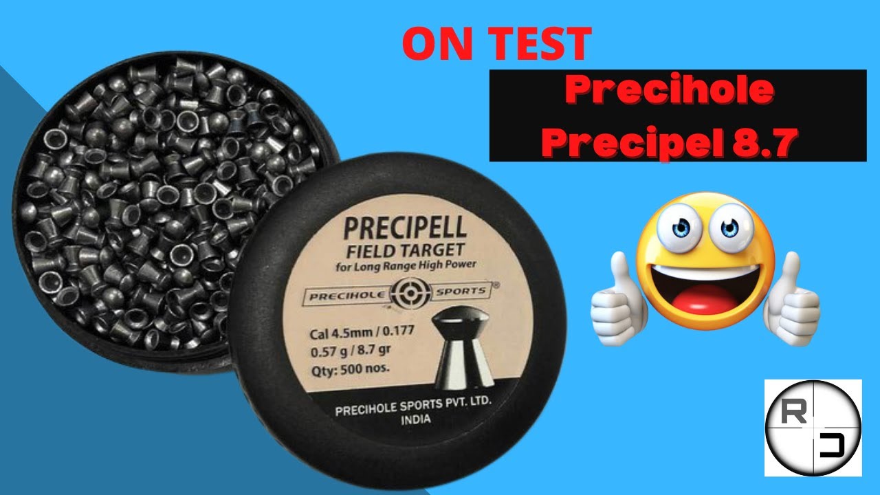 Precihole Precipel - Field Target - 8.7 grains - Precihole PX100 PCP - Pellet Test