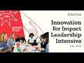 Innovation for Impact Leadership Intensive: Info Session