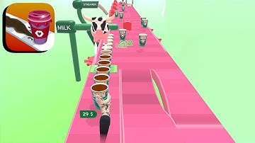 Coffee Stack ​- All Levels Gameplay Android,ios (Levels 393-395)