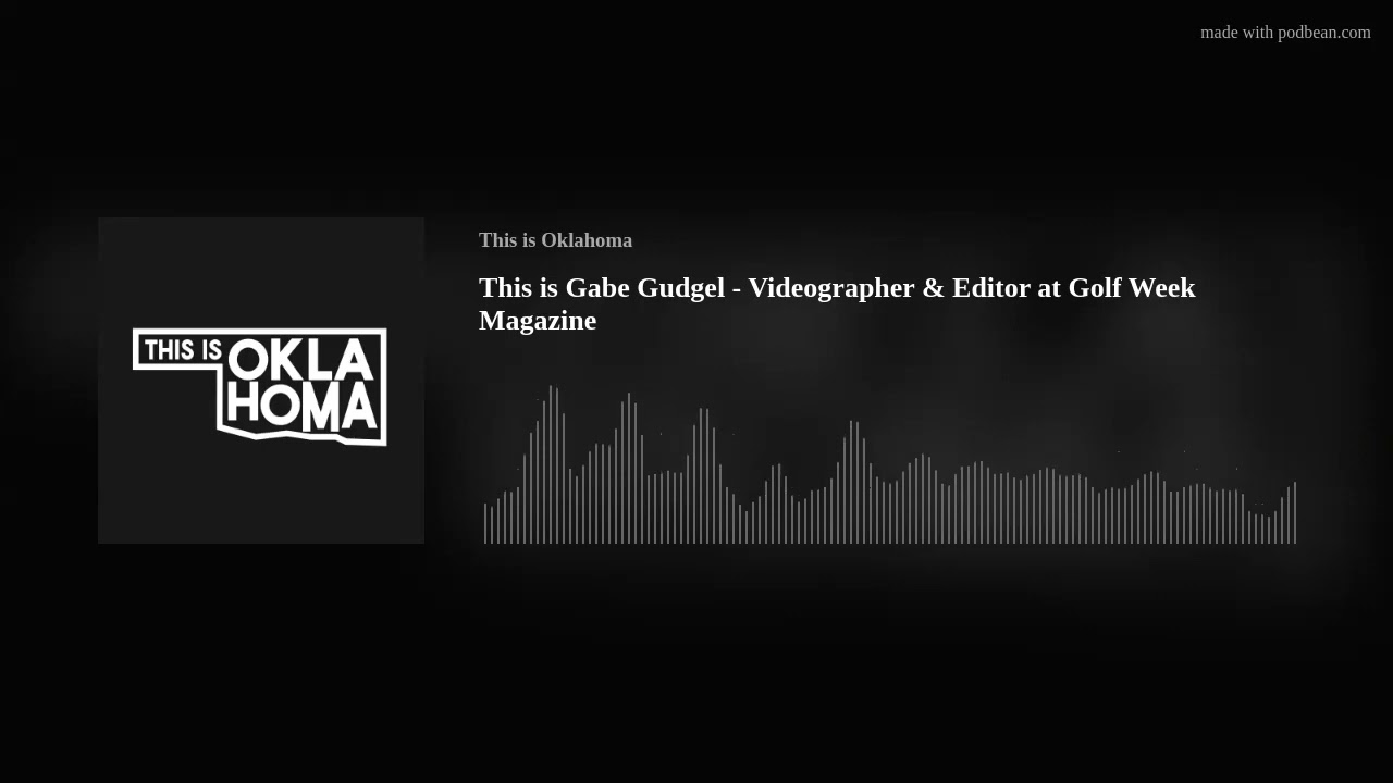 This is Gabe Gudgel - Videographer & Editor at Golf Week Magazine