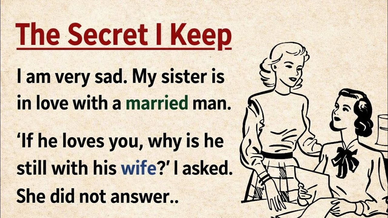 Learn English through Stories Level 3 ⭐ The Secret She Keeps - Graded Reader | English Audio Story