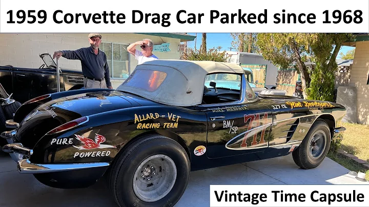 1959 Corvette Drag Race Car -  Parked in 1968. JB ...