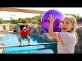 DONT Get KNOCKED Into The POOL! $10,000 *WRECKING BALL CHALLENGE*