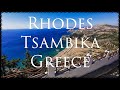 Rhodes City - Tsambika beach (Rhodes), Greece 🇬🇷 4K