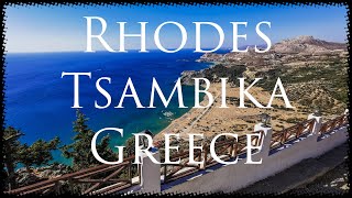 Rhodes City - Tsambika beach (Rhodes), Greece 🇬🇷 4K