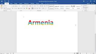 How to Add Gradient Fill Color into Text in Word : Create multi-color text