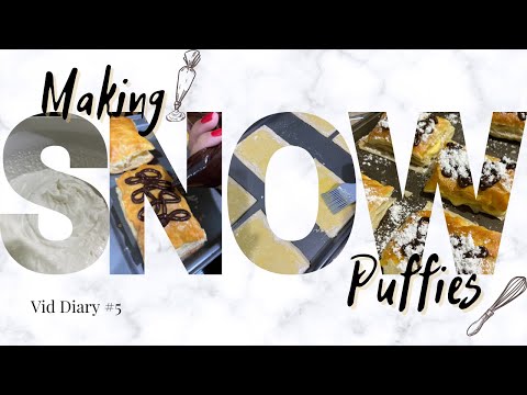 Making Paalaa Kai Bakery's Snow Puffies - VidDiary #5