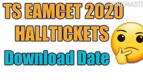 Ts Eamcet Halltickets Download Date? |Ts Eamcet 2020|Eamcet 2020|