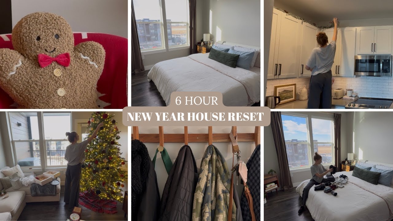 New Year House Reset - Clean, Organize & Fresh Start Vlog