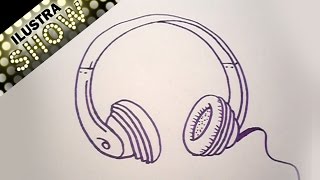 Dibujar Unos Audífonos Tutorial ILUSTRA SHOW - YouTube