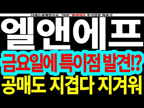   엘앤에프 금요일에 특이점 발견 공매도 지겹다 지겨워 Feat 디에스경제연구소 여포 엘앤에프주가전망 엘앤에프목표가