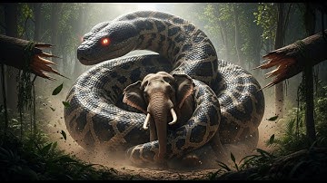 “Brave Heroes Save Elephant from Deadly Mutant Python 🐘💔 | A Heart-Touching Jungle Rescue”