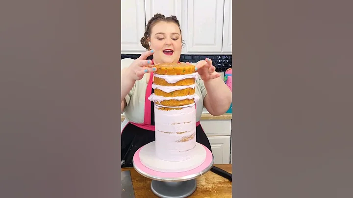 Team Tall Cake of Short Cake #cakedecorating #baking #sculpturemaking