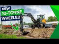 Hyundai hw100a the ultimate 10tonne aseries wheeled excavator