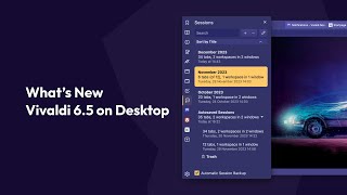 What's New: Vivaldi 6.5 on Desktop | December 2023 screenshot 3