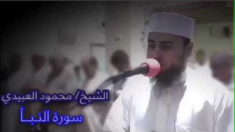 سورة النبأ .. الشيخ محمود العبيدي