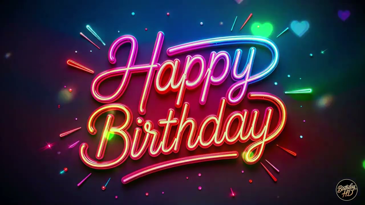 HAPPY BIRTHDAY〜BEST&LIVE ANTHOLOGY p706p5g 🎉 Happy Birthday Techno Remix 2025 | LED Neon Birthday